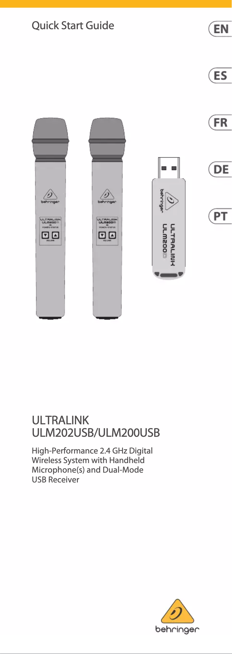 Image de la première page du manuel de l'appareil Ultralink ULM202USB