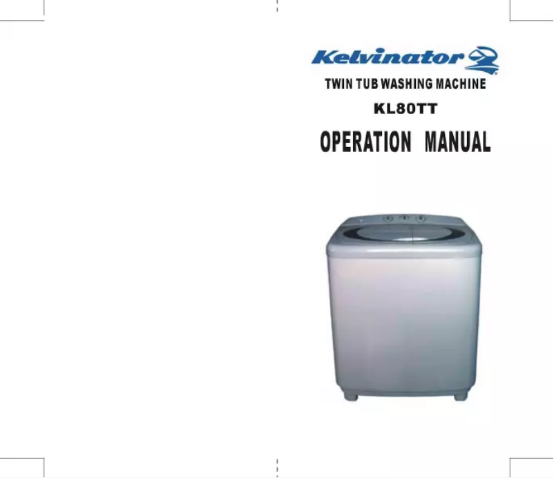 Page n°1 - Manuel utilisateur Kelvinator KL80TT