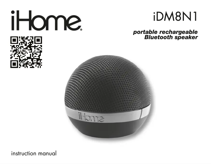 Página 1 del manual Manual de usuario iHome IDM8