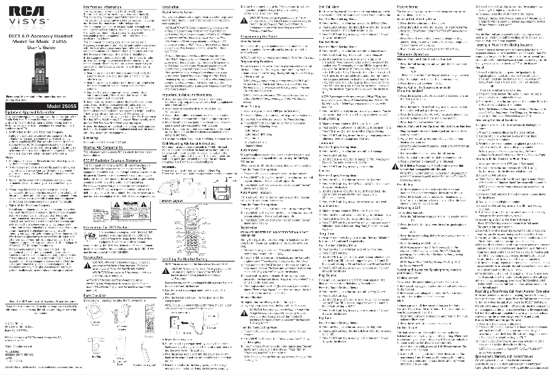 Image de la première page du manuel de l'appareil 25055