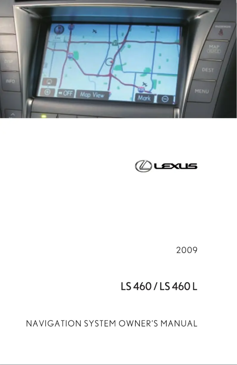 Image de la première page du manuel de l'appareil LS 460 L (2009)