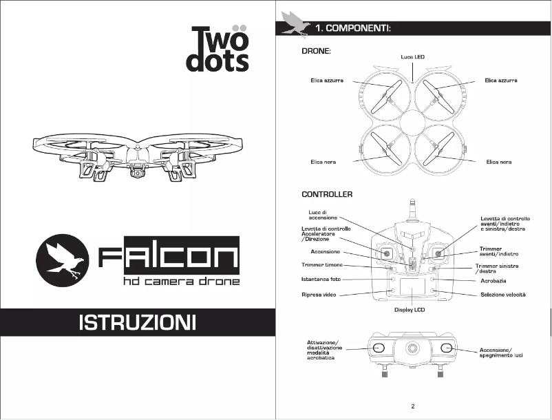 Page n°1 - Manuel utilisateur Twodots FALCON