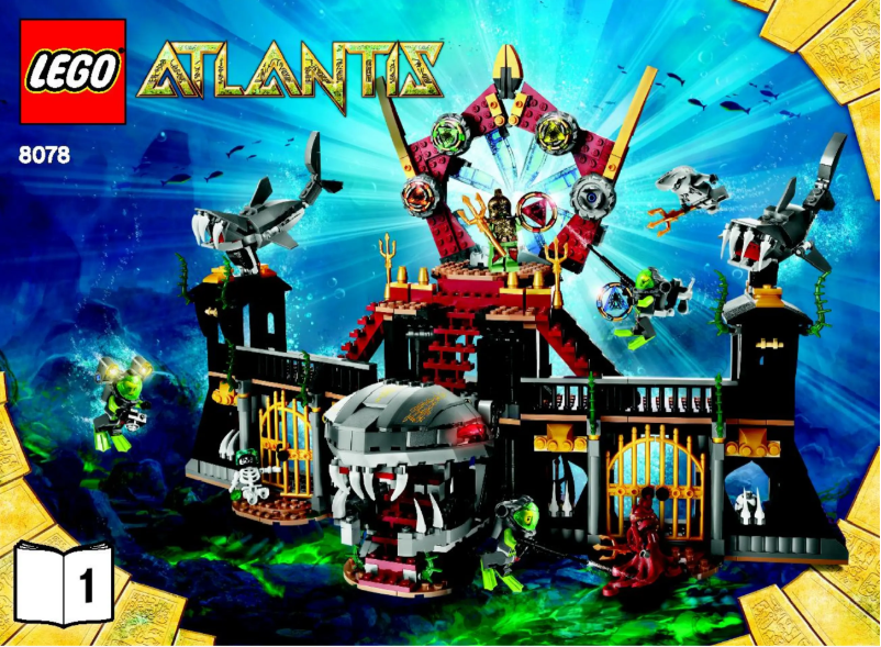 Page 1 de la notice Manuel utilisateur Lego Portal of Atlantis