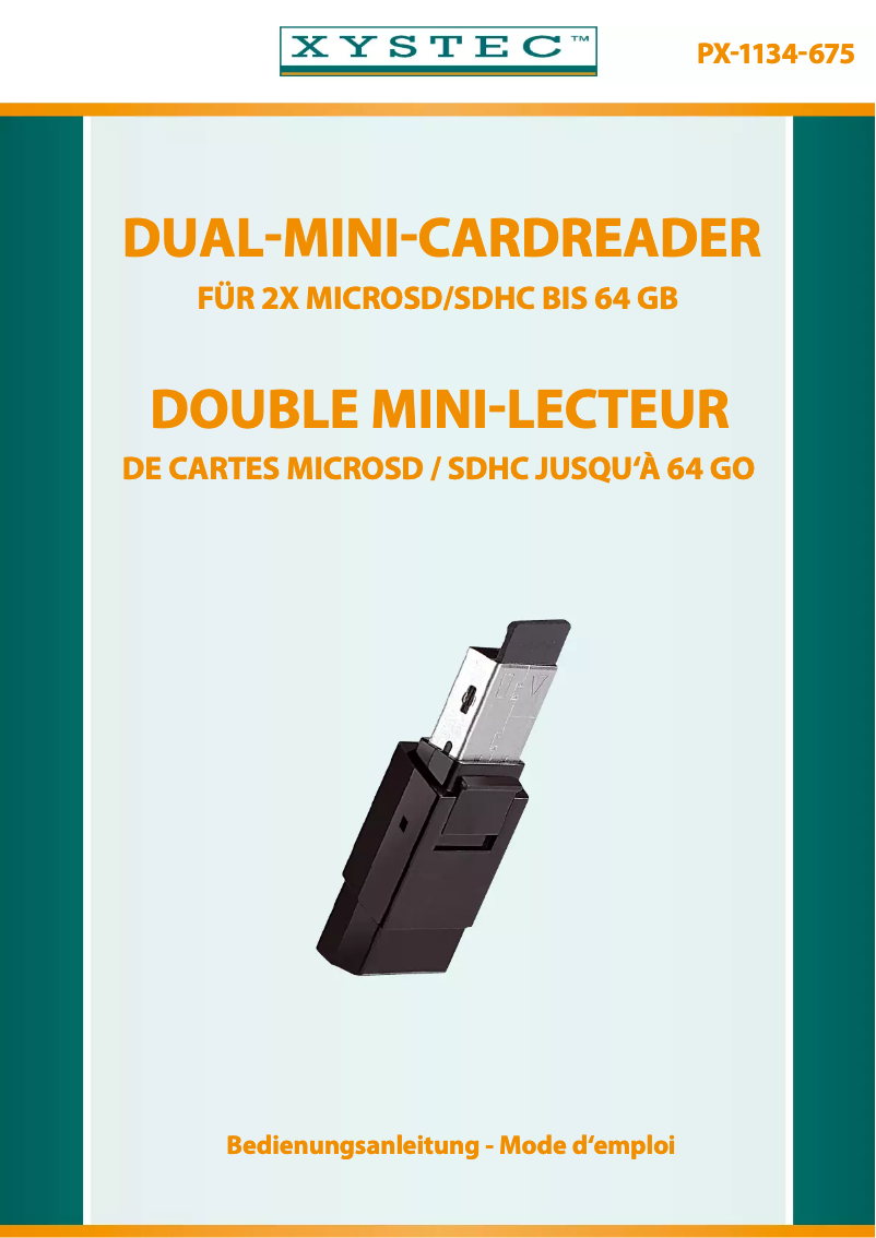 Image de la première page du manuel de l'appareil PX-1134-675