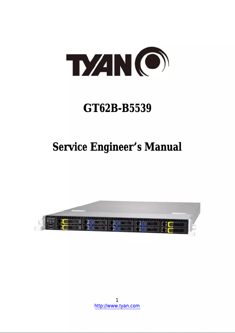 Image de la première page du manuel de l'appareil GT62B-B5539