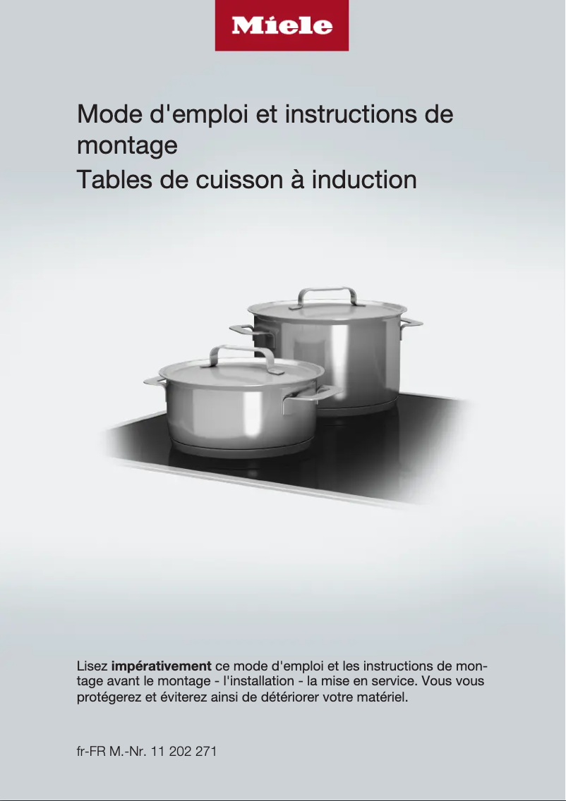 Page n°1 - Fiche technique Miele KM 7697 FL