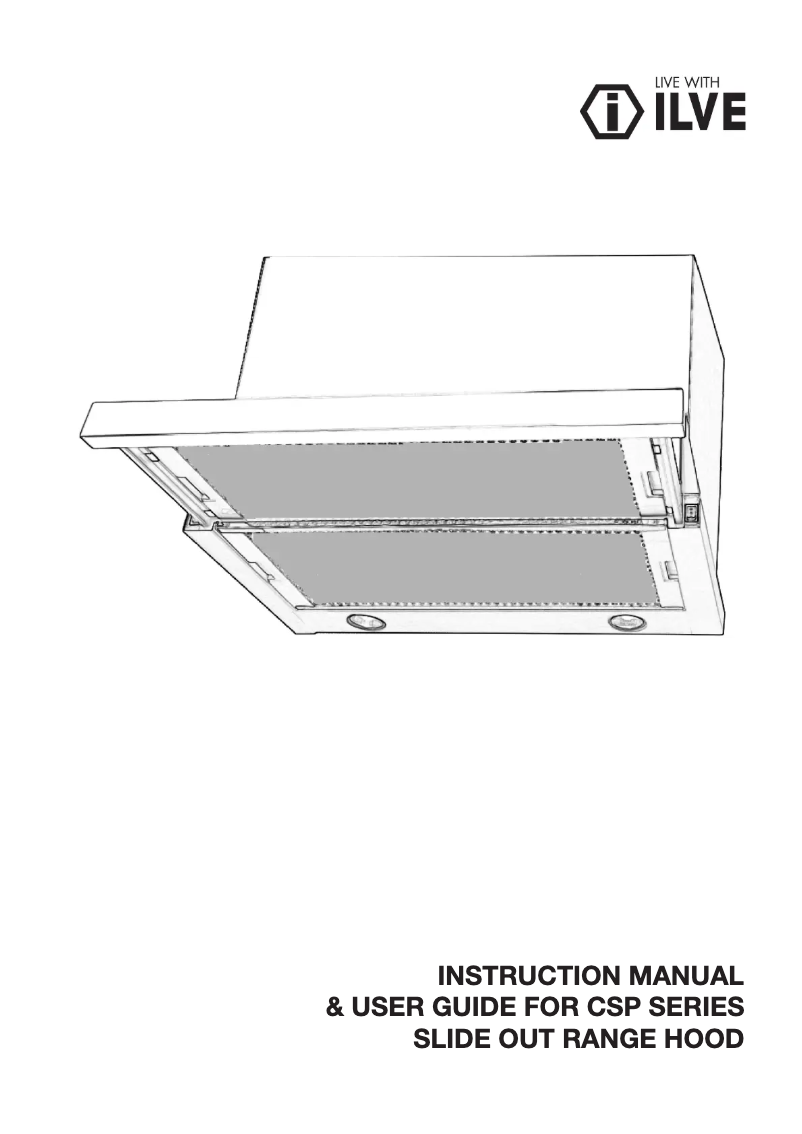 Page n°1 - Manuel utilisateur Ilve CSP90