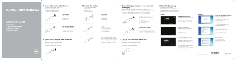 Page 1 de la notice Manuel utilisateur Dell OptiPlex 9020M
