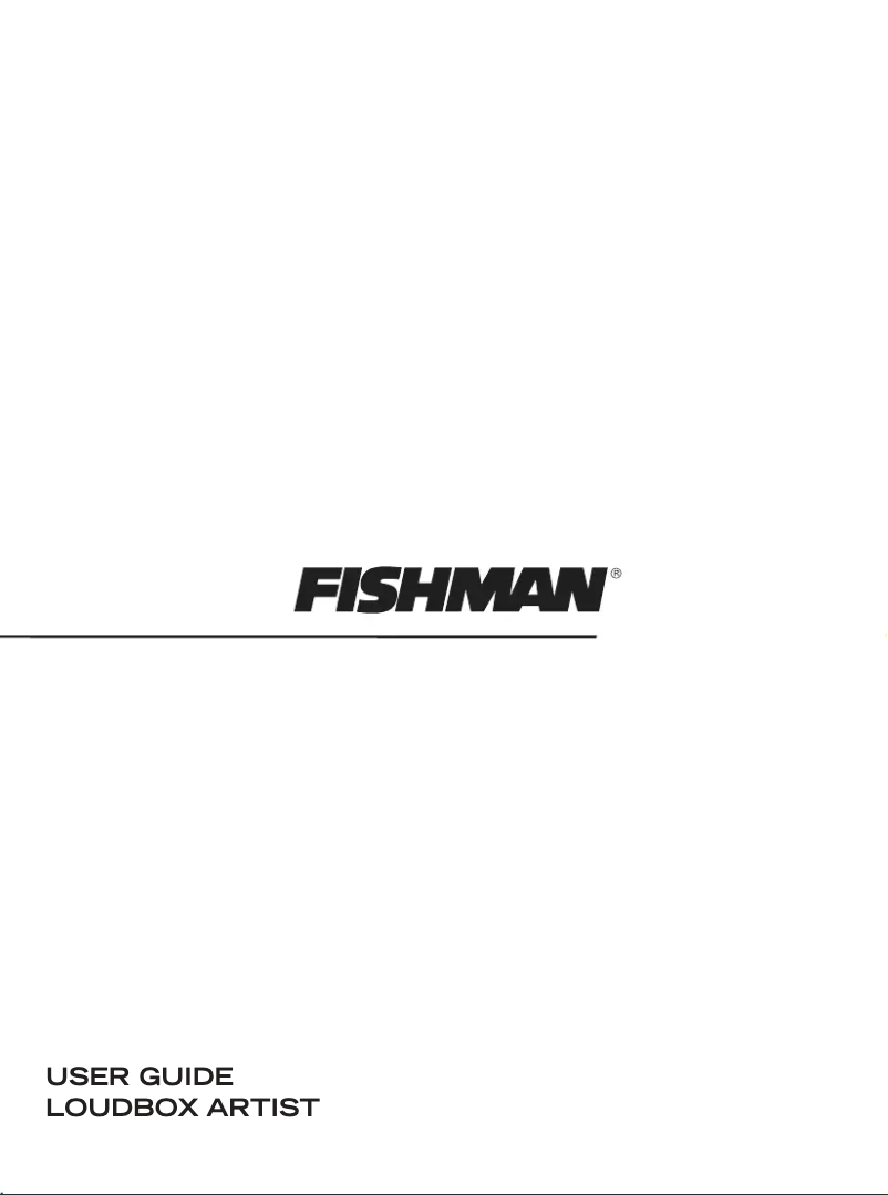Página 1 del manual Manual de usuario Fishman Loudbox Artist