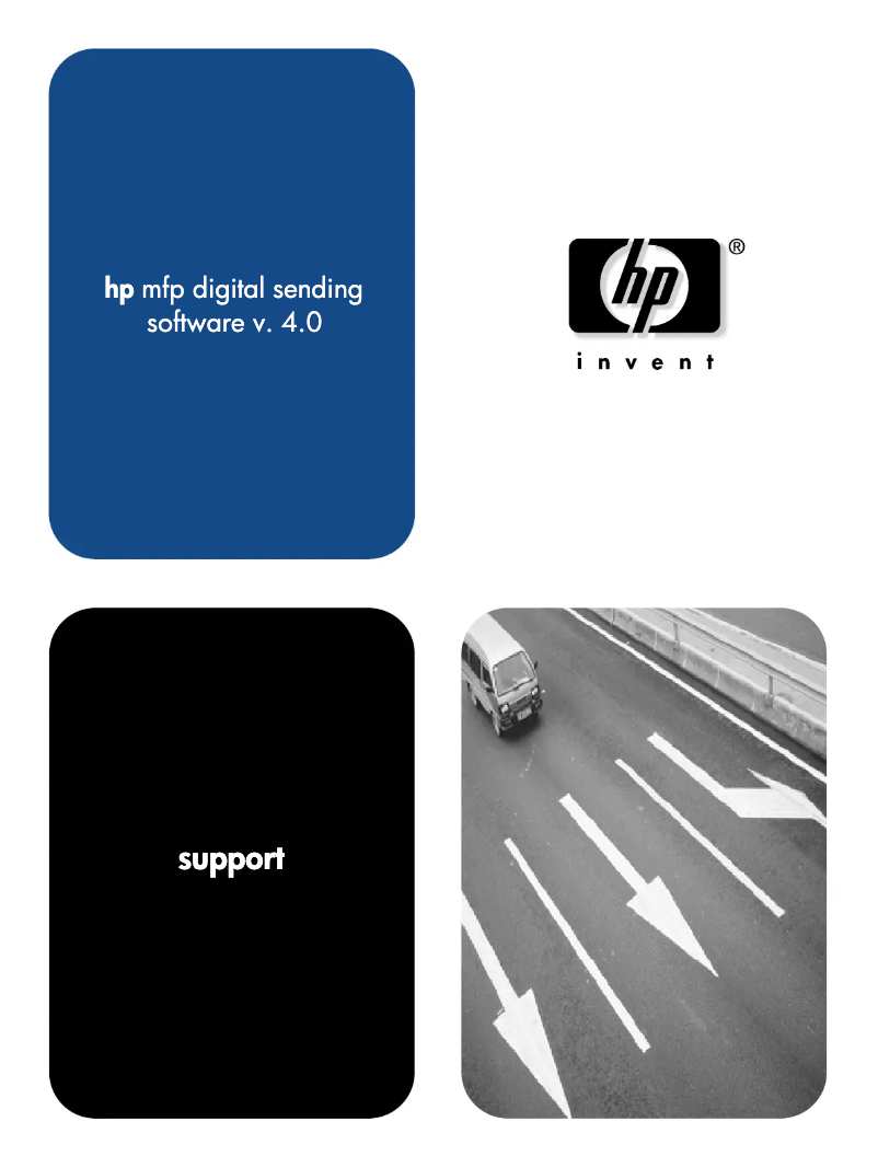 Image de la première page du manuel de l'appareil MFP Digital Sending Software 4.0