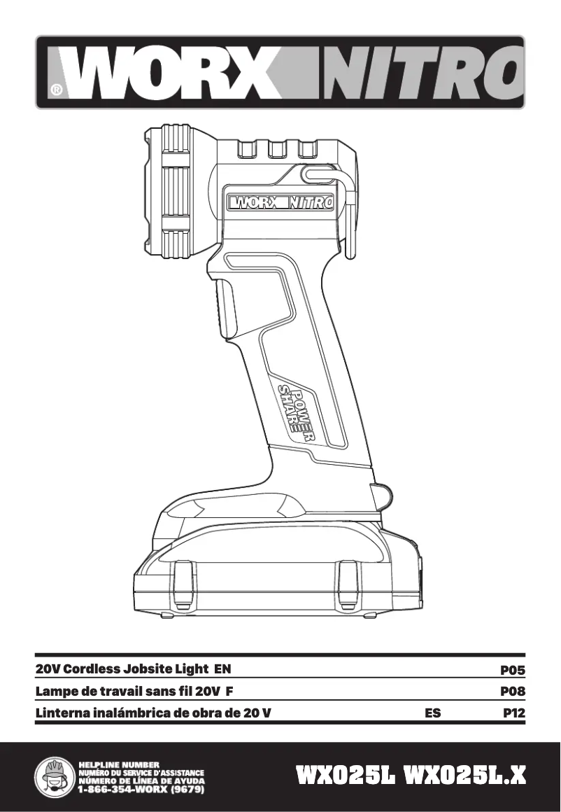 Image de la première page du manuel de l'appareil WX025L.9