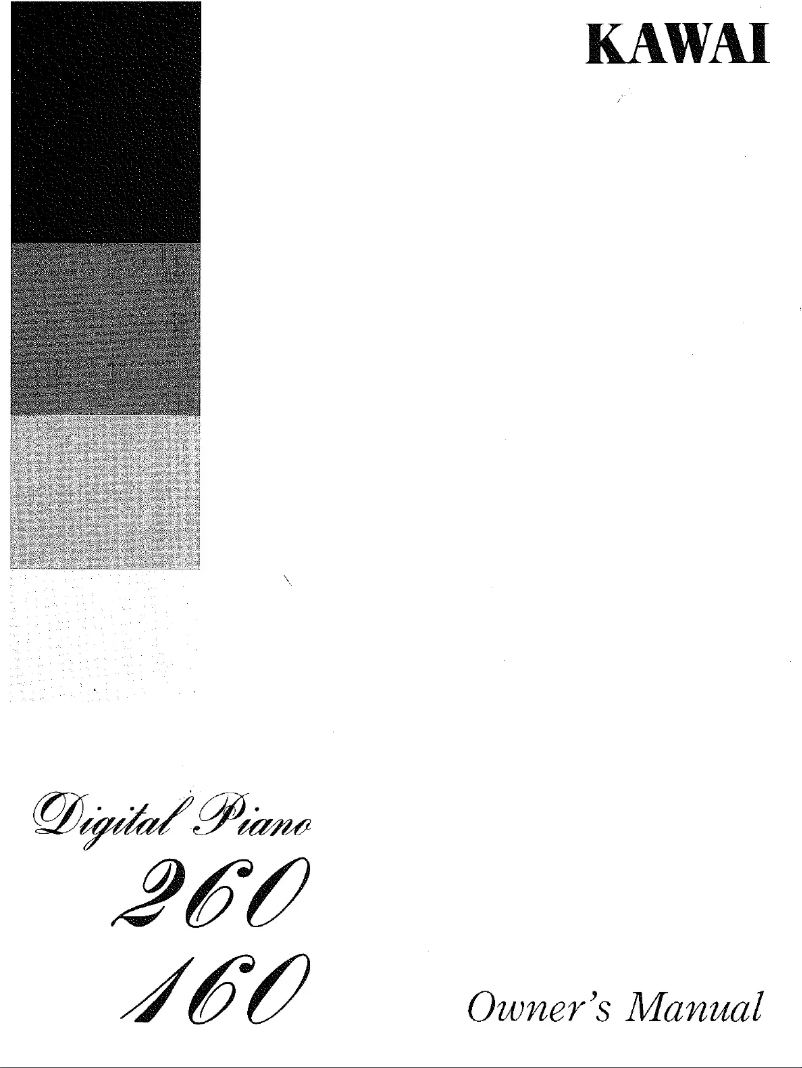 Image de la première page du manuel de l'appareil P260