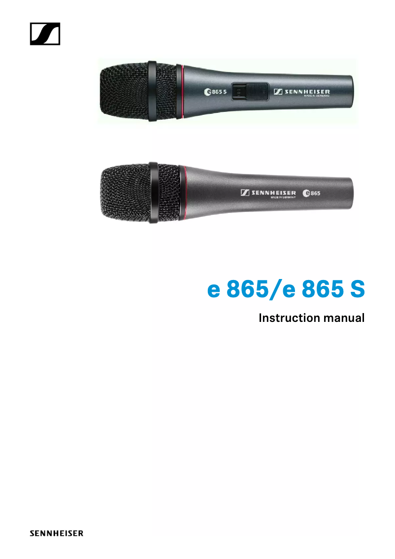 Image de la première page du manuel de l'appareil Evolution E865S