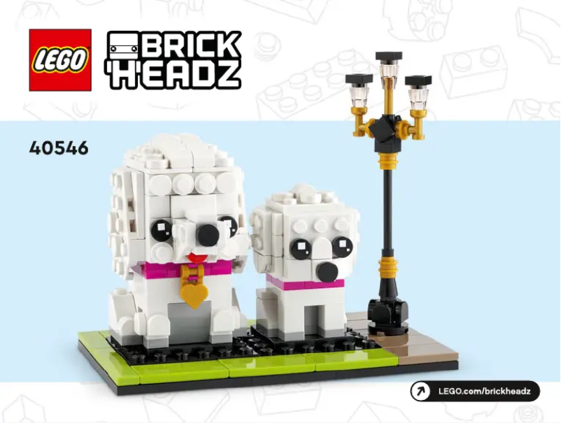 Page n°1 - Manuel utilisateur Lego Brickheadz 40546