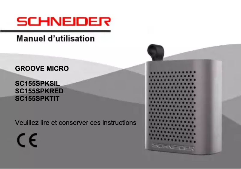 Page 1 de la notice Mode d'emploi Schneider SC155SPKTIT