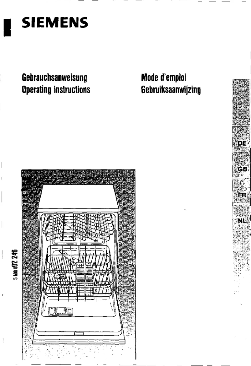 Page 1 de la notice Manuel utilisateur Siemens SE34500