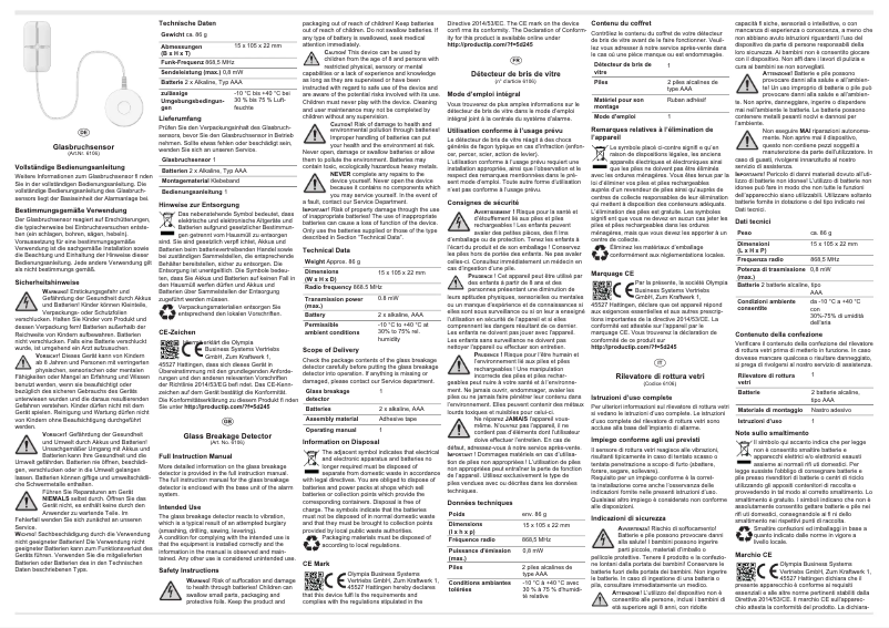 Image de la première page du manuel de l'appareil 6106