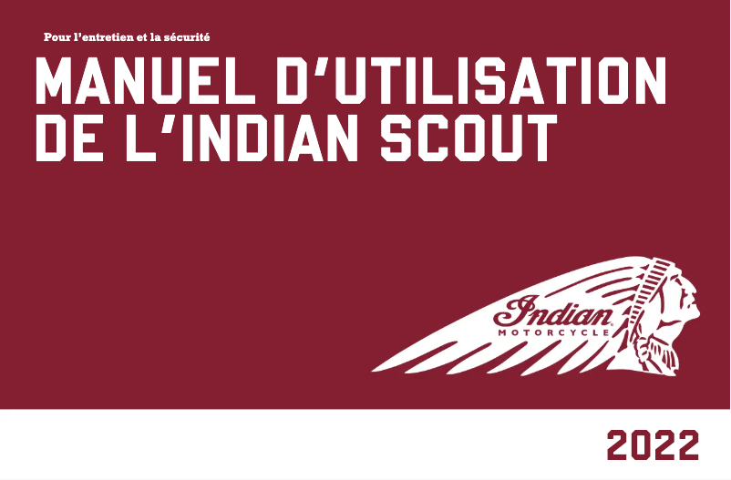 Page 1 of the manual User Manual Indian Scout Rogue Sixty (2022)