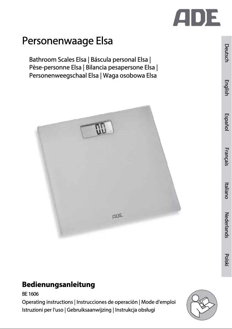 Image de la première page du manuel de l'appareil Elsa BE 1606