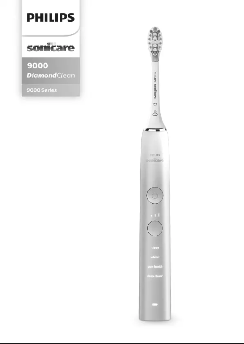 Page 1 de la notice Manuel utilisateur Philips Sonicare DiamondClean Smart HX9912