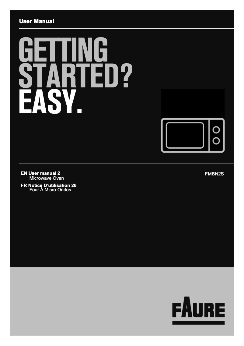 Image de la première page du manuel de l'appareil FMBN2SX