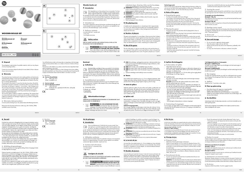 Page 1 de la notice Manuel utilisateur Playtive HG06032