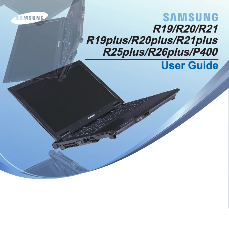 Page 1 de la notice Manuel utilisateur Samsung NP-R20P