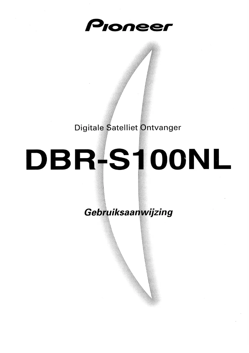 Page n°1 - Manuel utilisateur Pioneer DBR-S100NL