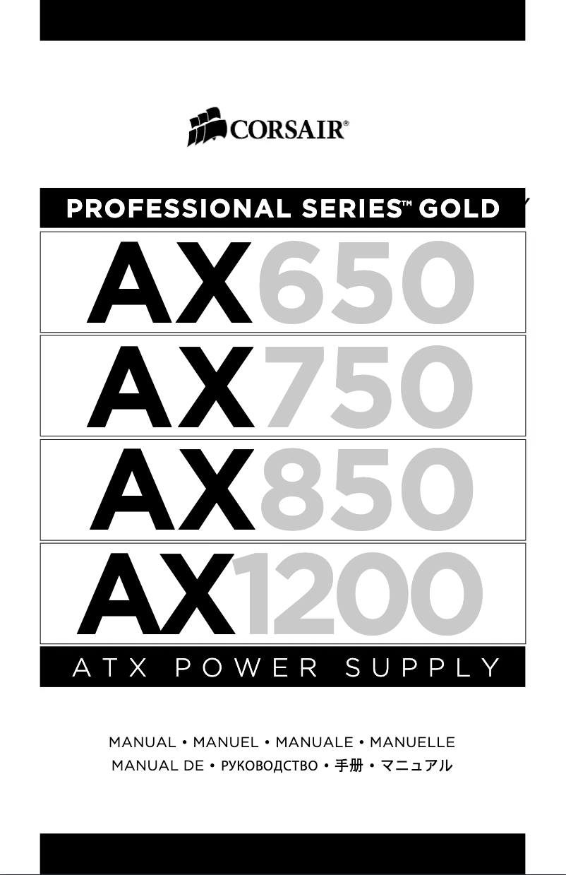 Image de la première page du manuel de l'appareil Gold AX1200