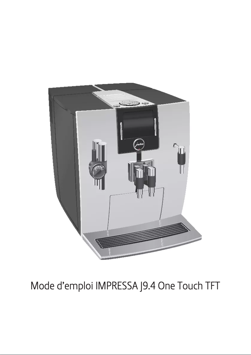Page 1 de la notice Manuel utilisateur Jura Impressa J9.4
