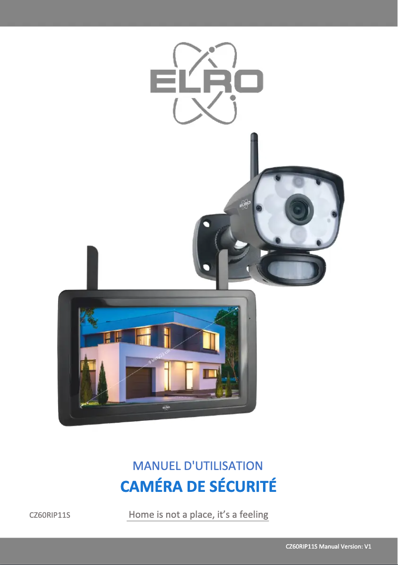 Page n°1 - Manuel utilisateur Elro CZ60RIP11S