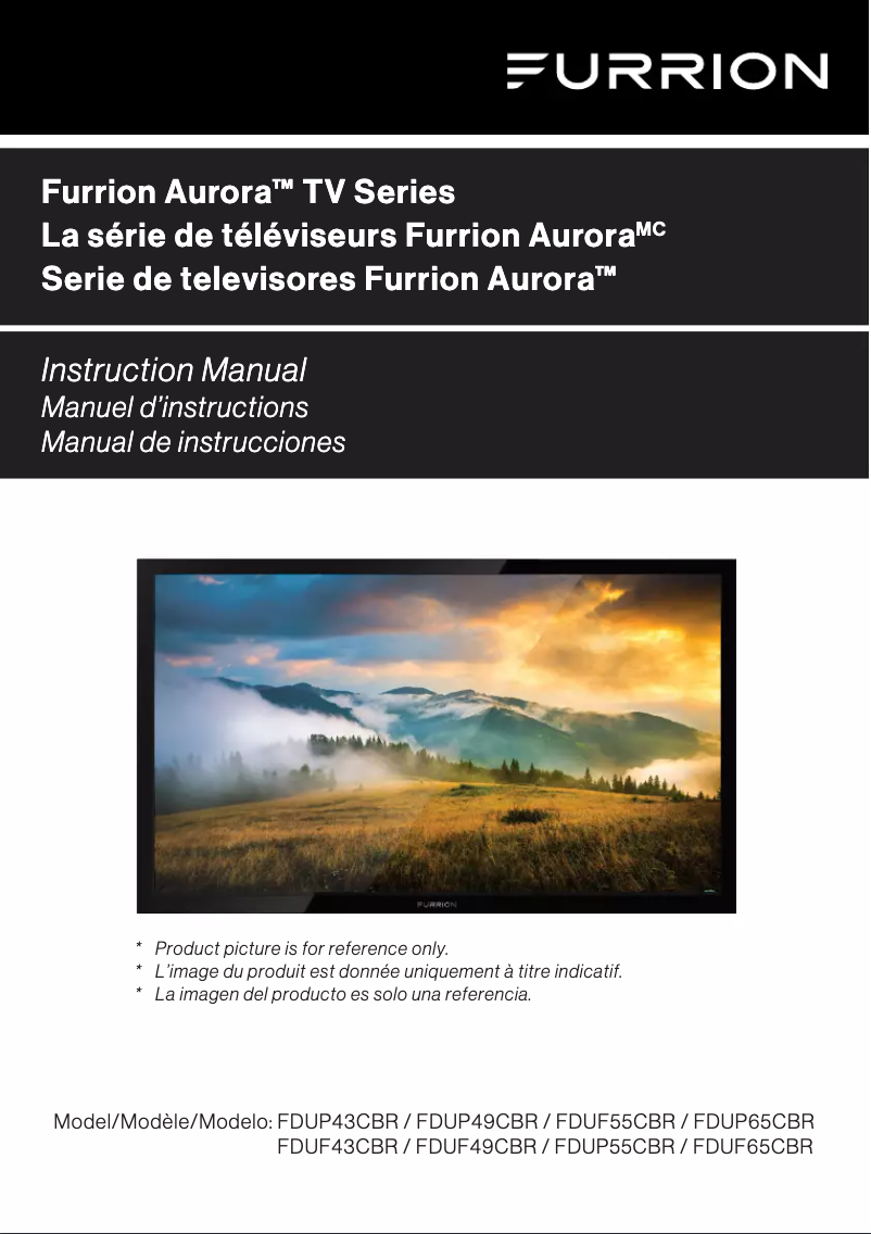 Página 1 del manual Manual de usuario Furrion FDUF65CBS