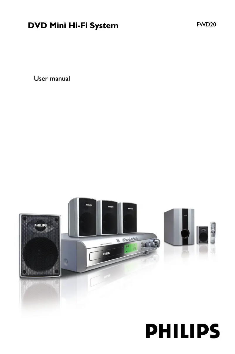 Page 1 de la notice Mode d'emploi Philips FWD20