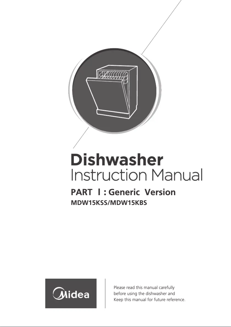 Page n°1 - Manuel utilisateur Midea MDW15KSS