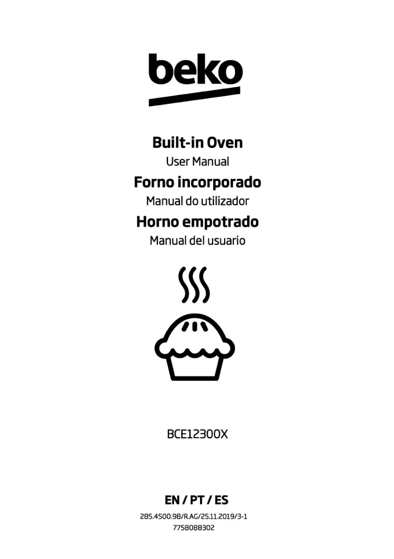 Page 1 de la notice Manuel utilisateur Beko BCE12300X