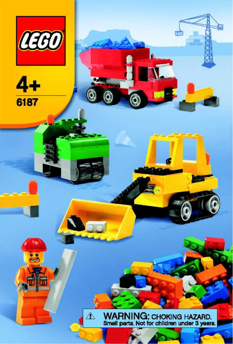 Page n°1 - Manuel utilisateur Lego Classic 6187