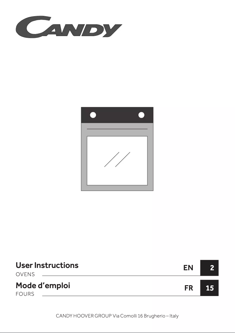 Page 1 de la notice Manuel utilisateur Candy FCM665B