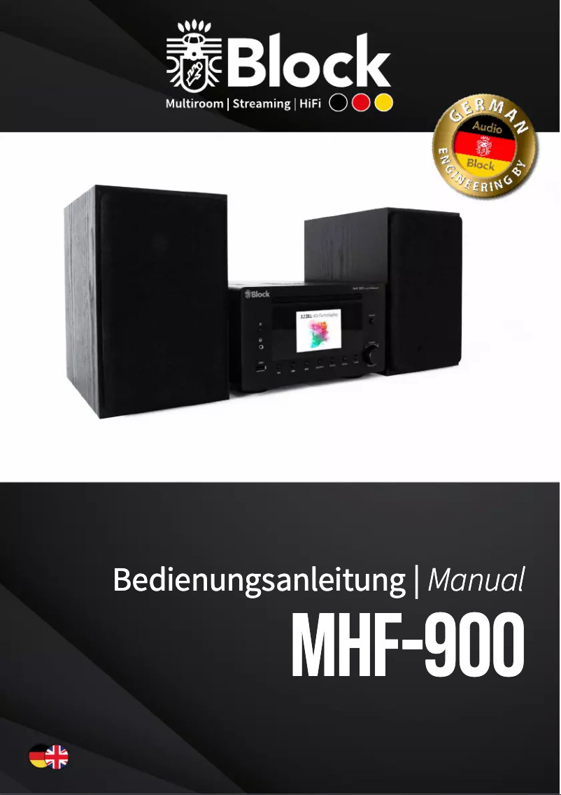 Image de la première page du manuel de l'appareil MHF-900