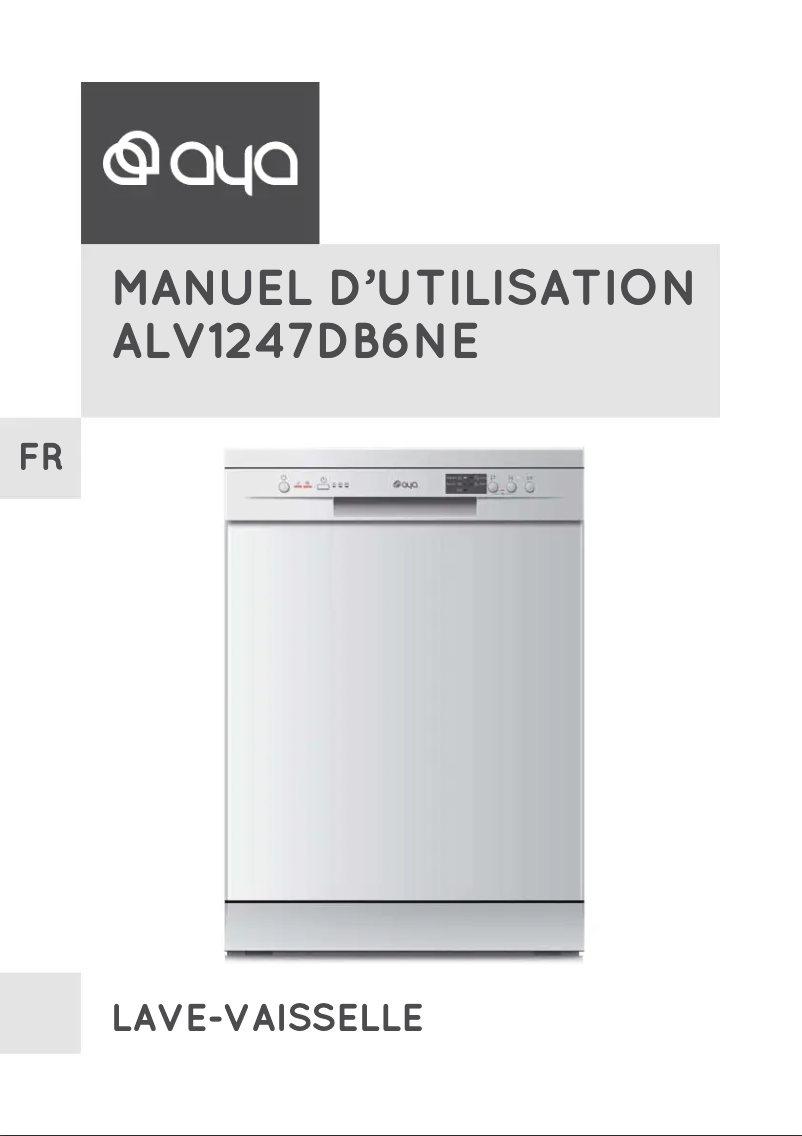 Page n°1 - Manuel utilisateur AYA ALV1247DB6NE