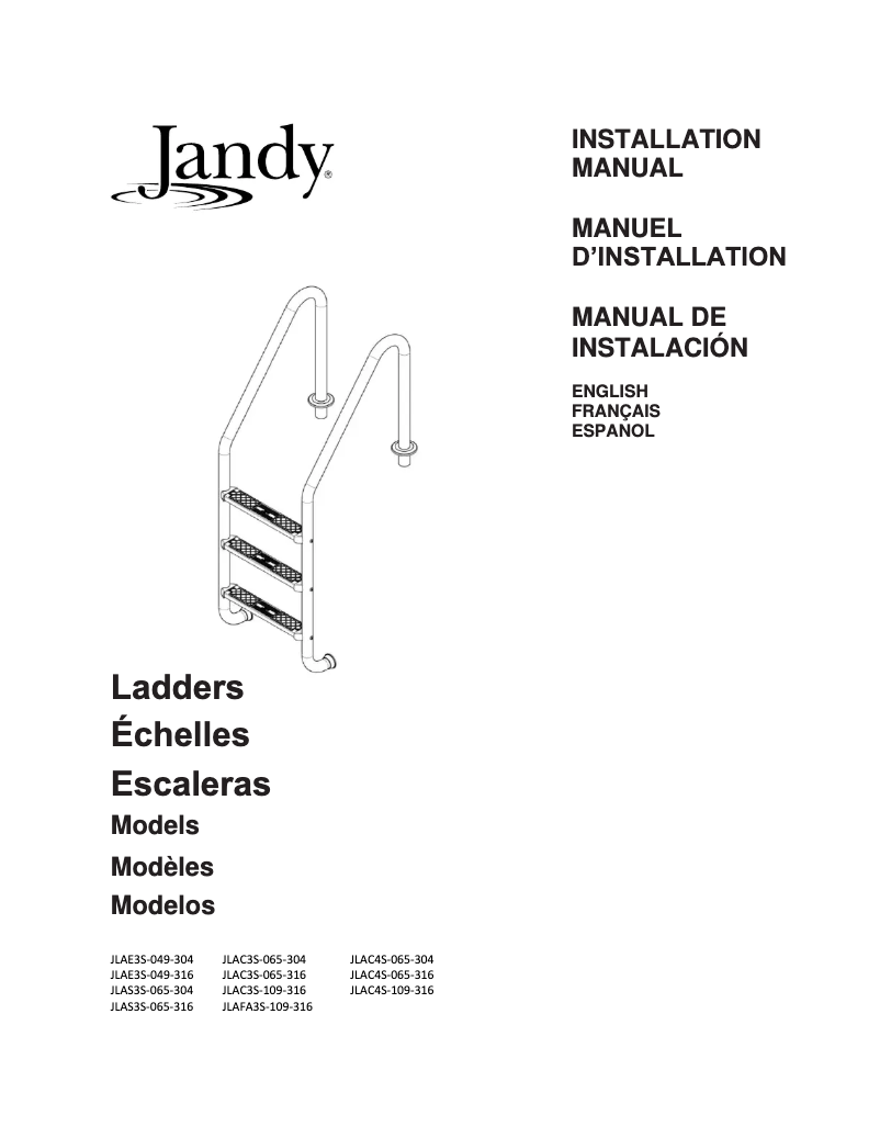 Page n°1 - Manuel utilisateur JANDY JHL3S-047-316