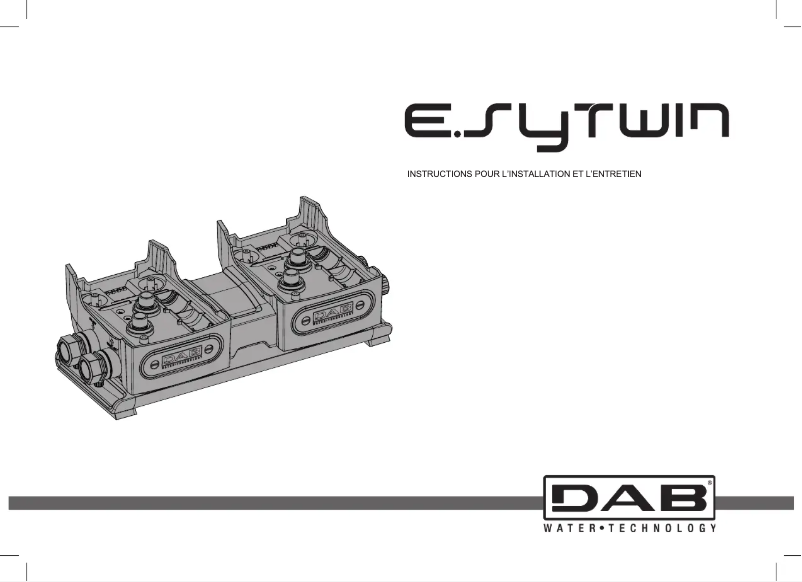Page 1 de la notice Manuel utilisateur DAB ESYTWIN