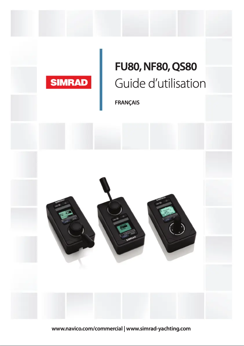 Page 1 de la notice Manuel utilisateur Simrad FU80