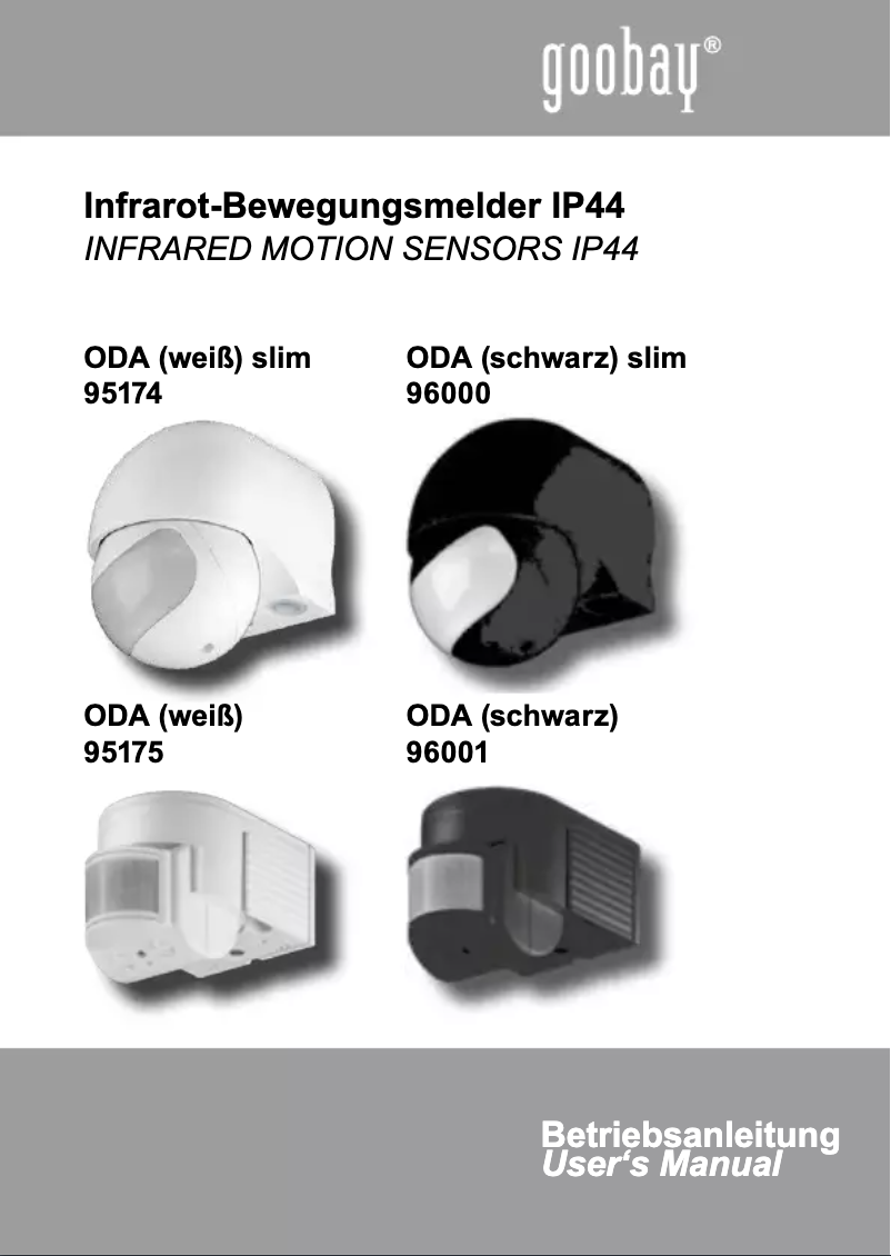 Page 1 de la notice Manuel utilisateur Wentronic 96001