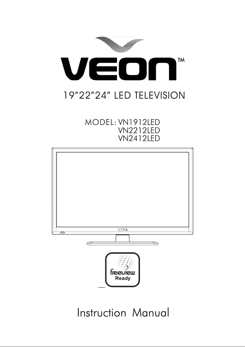 Image de la première page du manuel de l'appareil VN2212LED