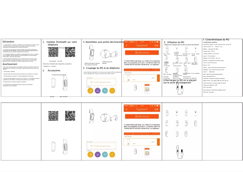 Page 1 de la notice Manuel utilisateur Prixton AT400