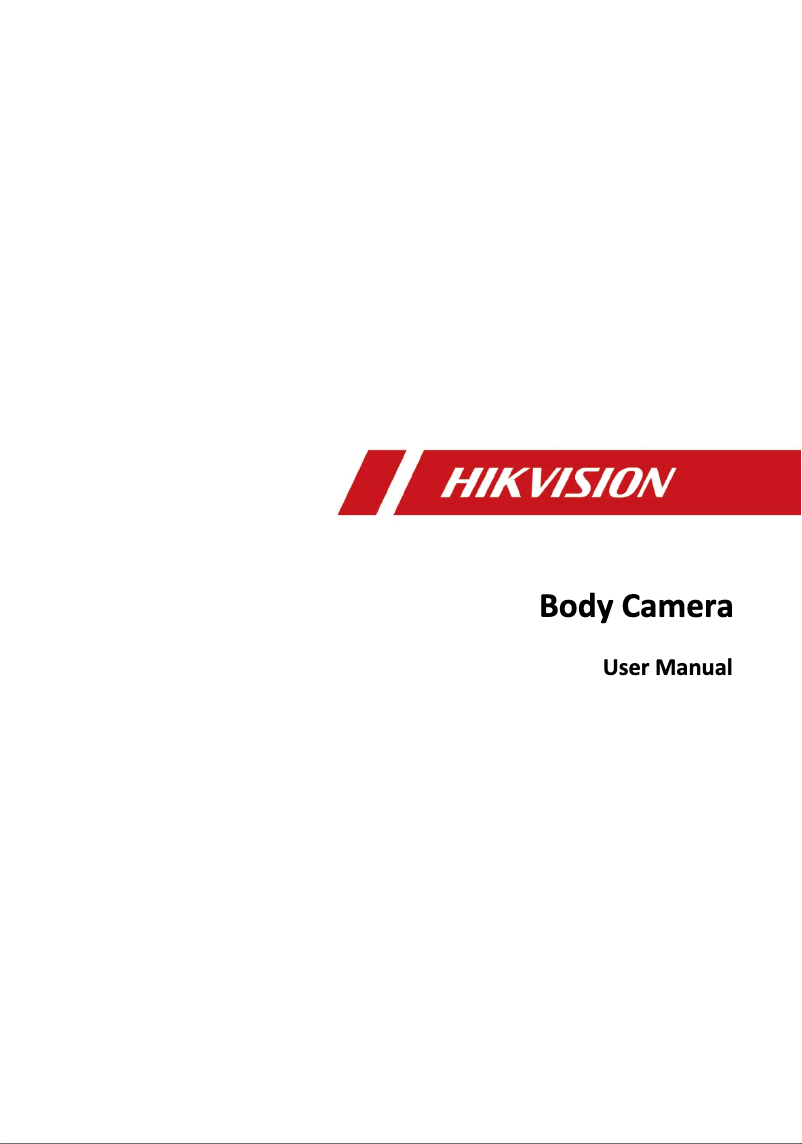 Page 1 de la notice Manuel utilisateur Hikvision DS-MCW406/32G/GPS/WIFI