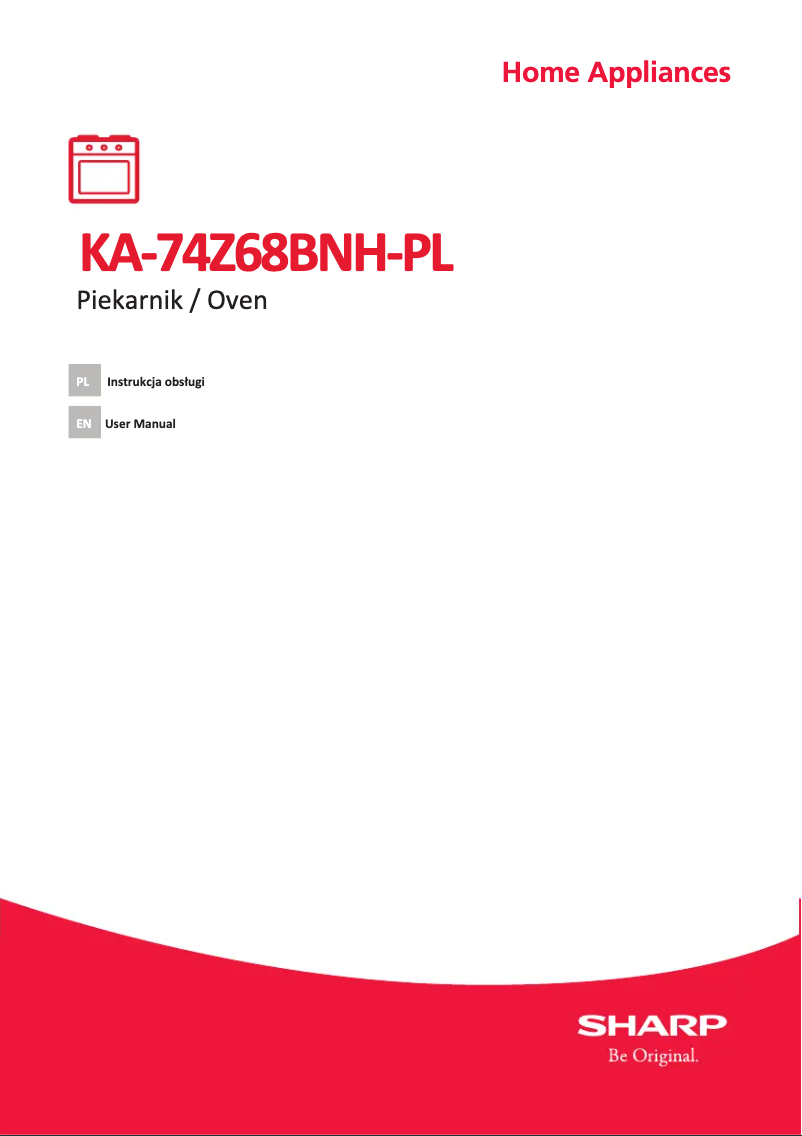 Image de la première page du manuel de l'appareil KA-74Z68BNH-PL