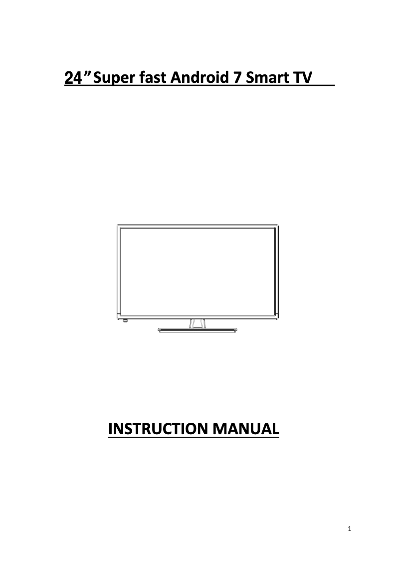 Page n°1 - Manuel utilisateur Cello C24SFS