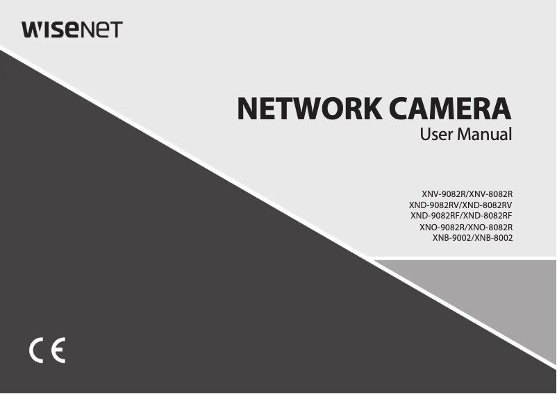 Image de la première page du manuel de l'appareil XNO-9082R