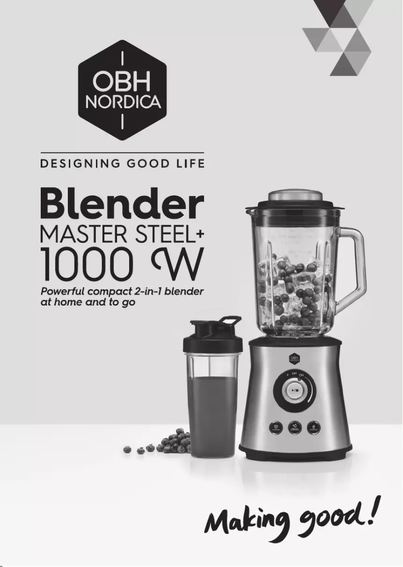 Image de la première page du manuel de l'appareil Master Steel+ 7748